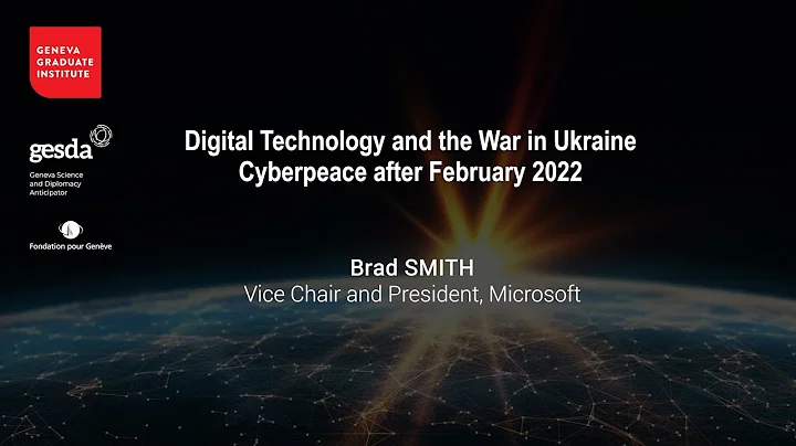 Digital Technology and the War in Ukraine