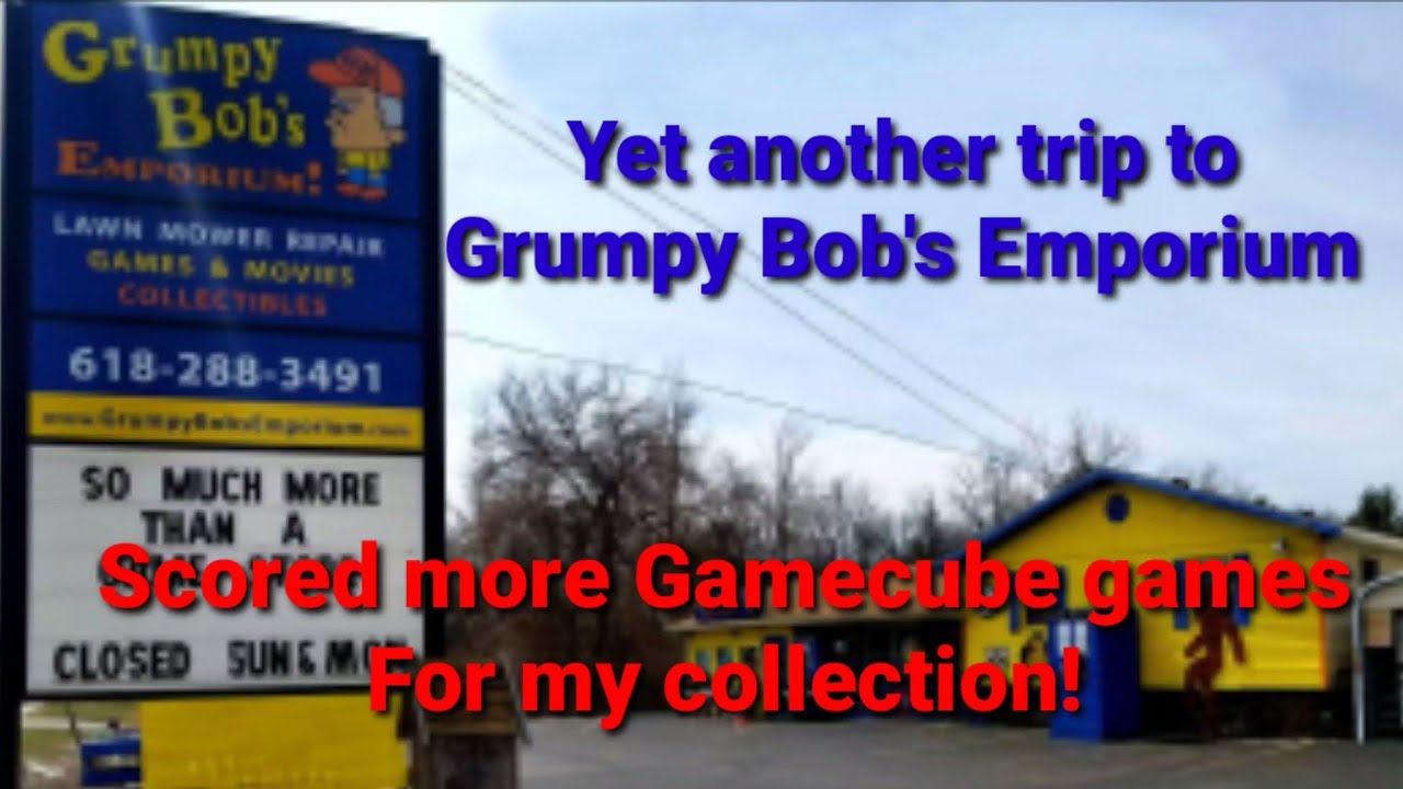 Yet another trip to Grumpy Bob's Emporium. Scored more Gamecube Games ...