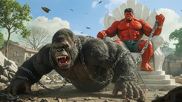RED HULK vs SHE-HULK EPIC BATTLE! However, KING KONG Unexpected SAVE Changes Everything!