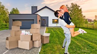 MOVING IN WITH MY GIRLFRIEND For 24 HOURS **funny reaction**🏠📦|Jentzen Ramirez