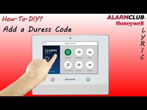 Honeywell Lyric Security System - How to Add a Duress Code?