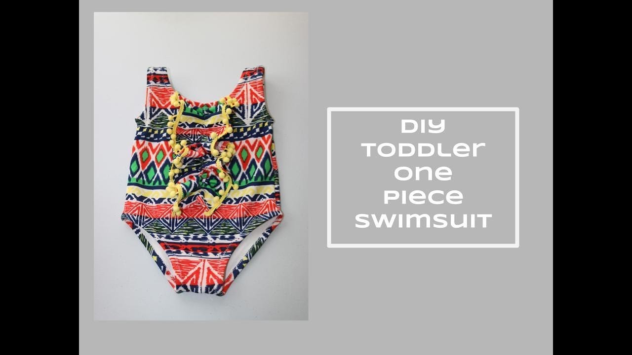 DIY [Beginner Sewing] Toddler One Piece Swimsuit