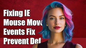 Fixing evt.preventDefault Issues in IE and Edge for Mouse Move Events
