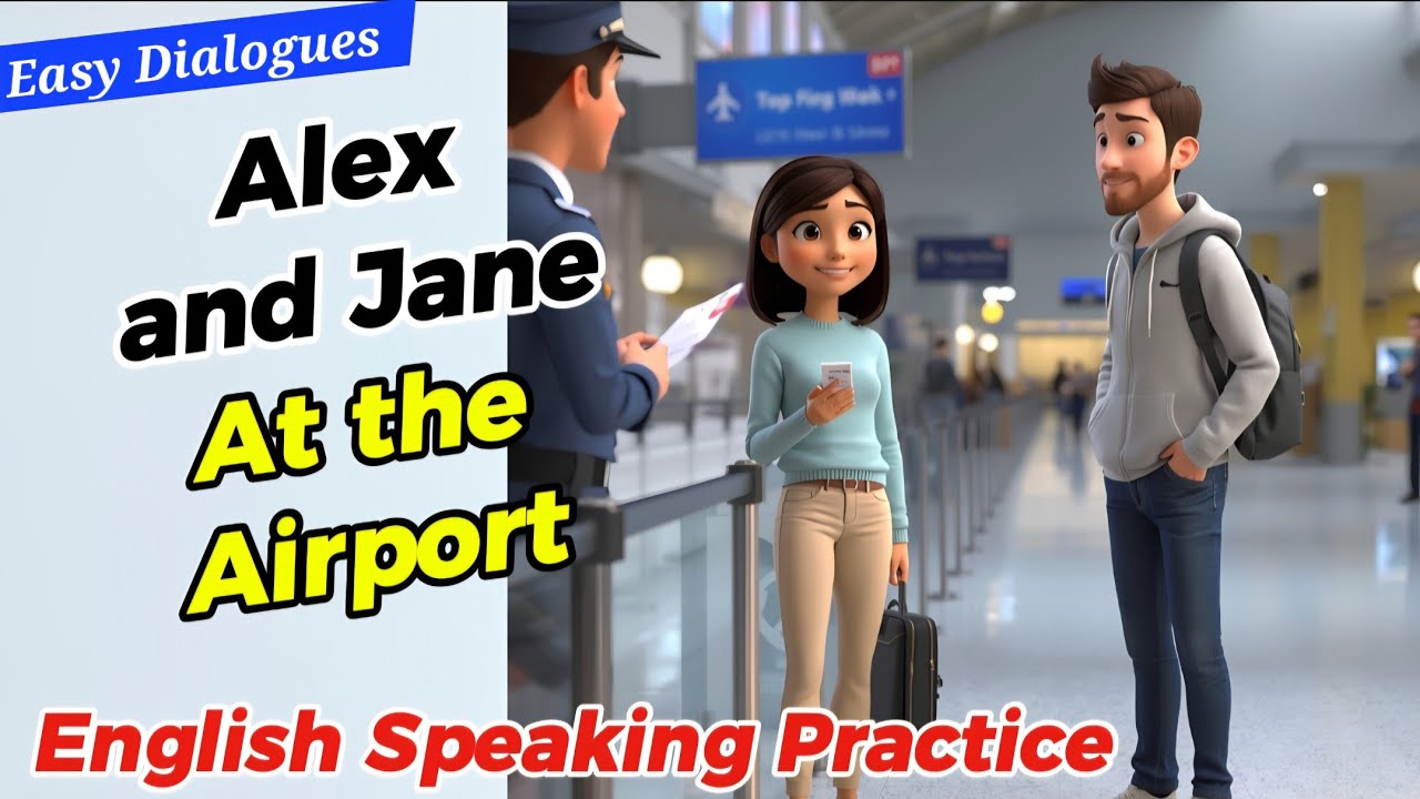 English for Travel | Airport Security Check Conversation 