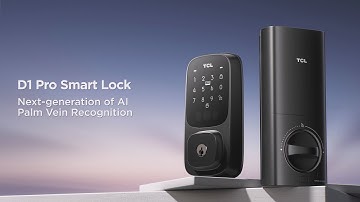 Introducing the TCL D1 Pro Palm Vein Smart Lock – The Future of Home Security!