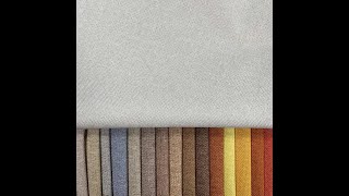 Detailed 100% Blackout curtain linen fabric Information