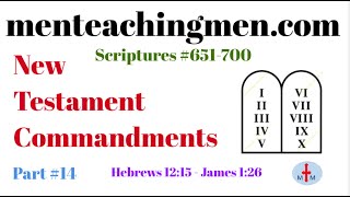 NT Commandments  Part #14