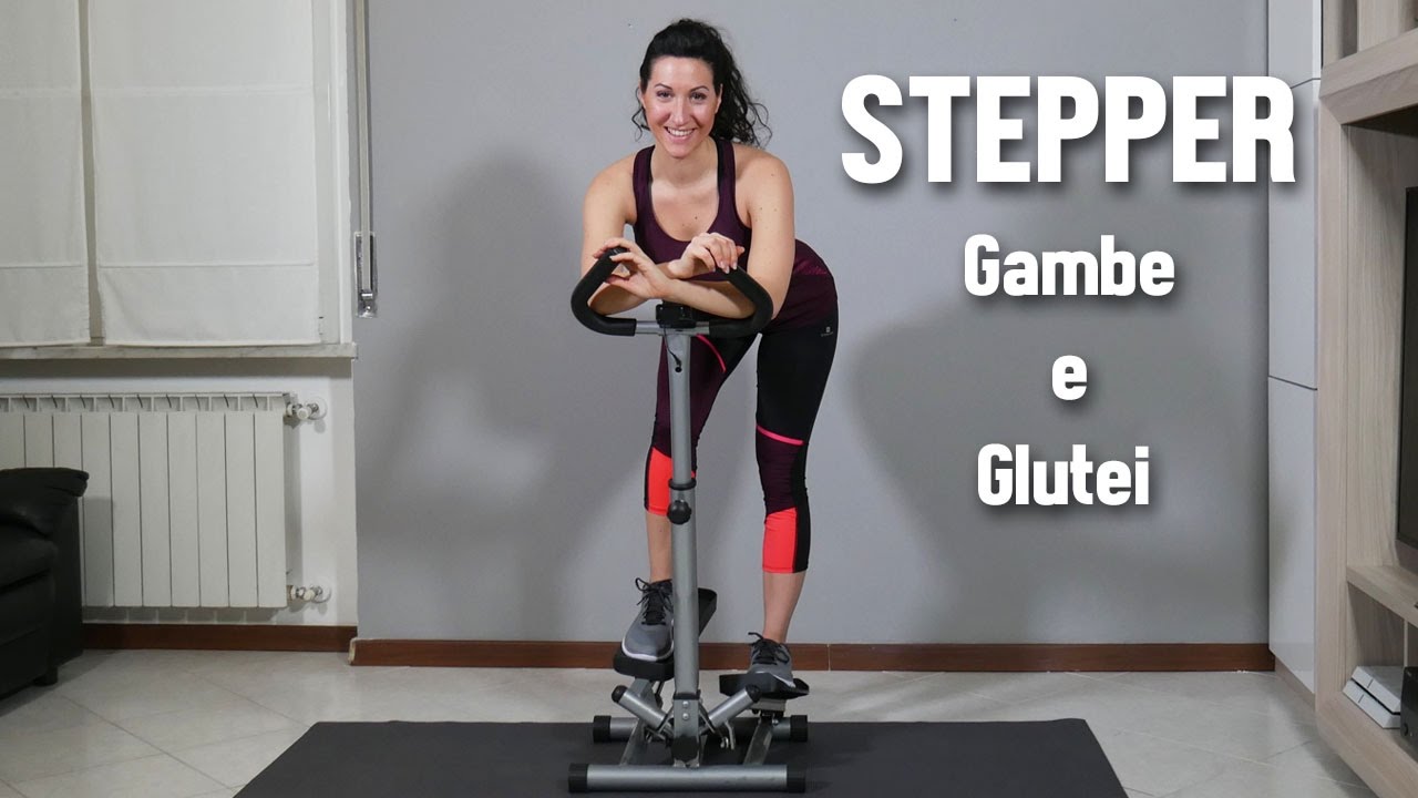 Allenamento gambe e glutei con lo stepper  - Burn09