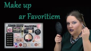 Makeup ar favorītiem/ Vakara makeup/ Glitteri/ Cut crease