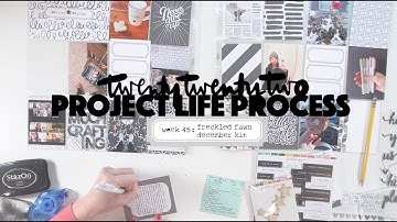 2022 Project Life Process: Week 45 Freckled Fawn December Kit