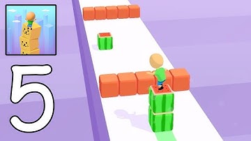 Cube Surfer Gameplay Walkthrough - Part 5 (Android,IOS)