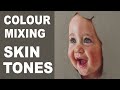 Pastel Portrait Tutorial ~ What colours to use for skin tones. Pastel Portrait of a child.