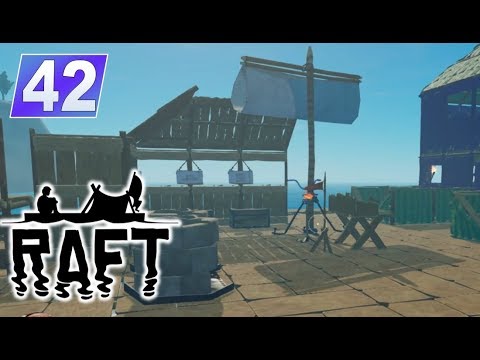 lets play a little game Raft #42 Weiter geht die Reise #Survival Game zusammem mit Shelly bauen wir uns ein großes Floß Raft