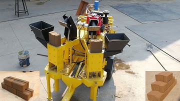 Hydraform M7MI SUPER AUTOMATED Interlocking Block Making Machine with twin molds for ISSB bricks