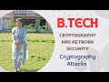 Cryptography Attacks Explained: Protect Your Data 🔐 | BTech JNTUK/JNTUGV