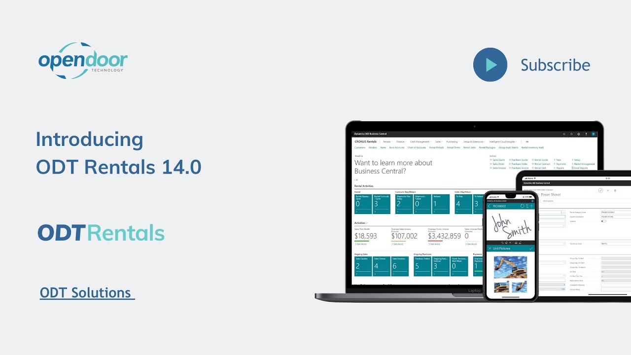 Introducing ODT Rentals 14.0
