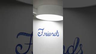 Friends ❤️ Beautiful Calligraphy Writing ✍️ | Satisfying Handwriting Art ✨ #shorts #calligraphy