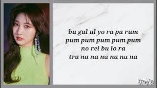 EVERGLOW (에버글로우) - 'DUN DUN' - Easy Lyrics