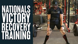 Recovery Training After National Title Win | Training Video | Biolayne