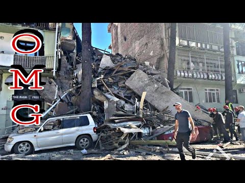 ბათუმში კორპუსი ადამიანებით ჩამოინგრა|В Батуми обрушился дом с людьми