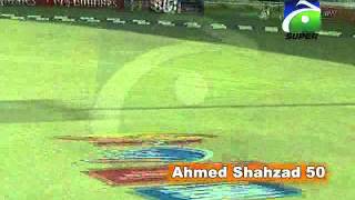 FBL T20 2011-12 - Lahore Lions vs Hyderabad Hawks - Ahmed Shahzad 50