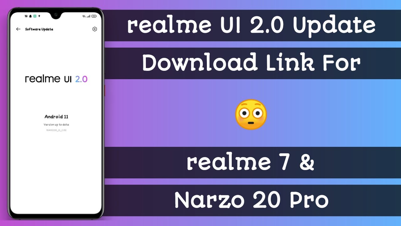 realme 7 realme UI 2.0 Update Download Link | realme Narzo 20 Pro ...