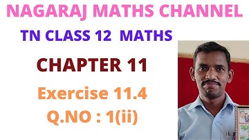 Exercise:11.4|| Q.NO:1(ii)|| TN CLASS 12 MATHS CHAPTER 11