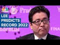 Tom Lee predicts record 2022, but warns the big gains won't come until the second half