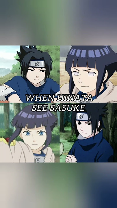 Most girls when they see sasuke and hinata..