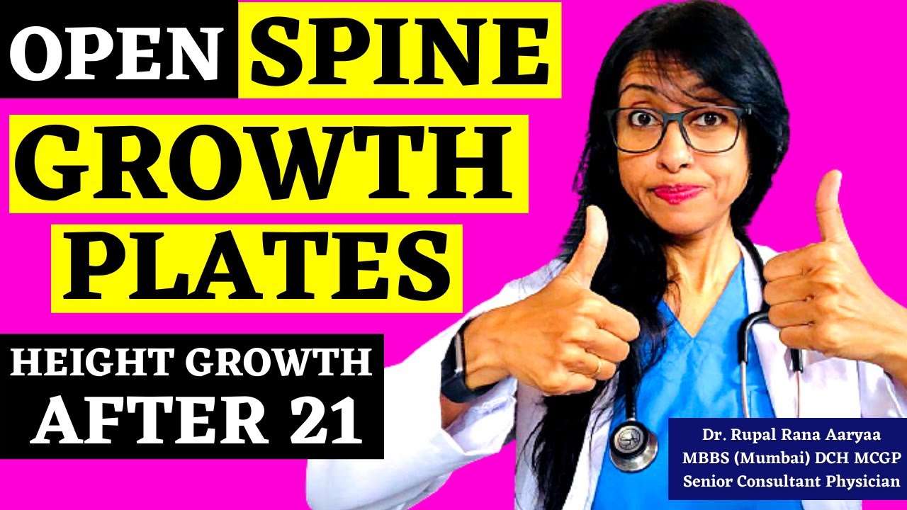 👉 HEIGHT INCREASE AFTER PUBERTY? HOW TO OPEN SPINE GROWTH PLATES ?  Dr Rupal TOP 10 METHODS (ENG CC)
