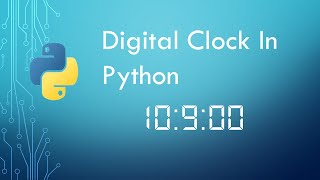 Digital Clock in Python | Digital clock using Tkinter Python  With Source Code|Python Projects