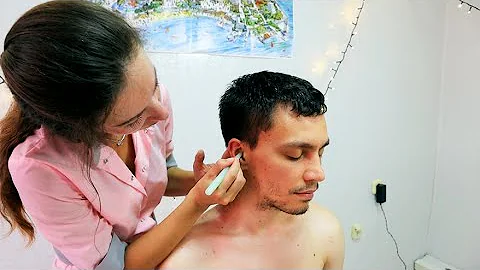 ASMR Intense back and head massage for peaceful mi...