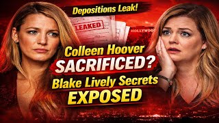 Shocking Blake Lively Depositions Leak Colleen Hoover Sacrificed & Media Secrets Exposed