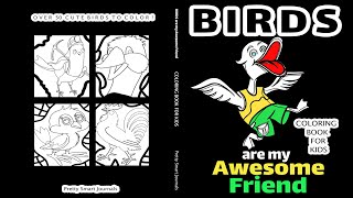 Birds are my awesome friend - Coloring Book for Kids screenshot 2