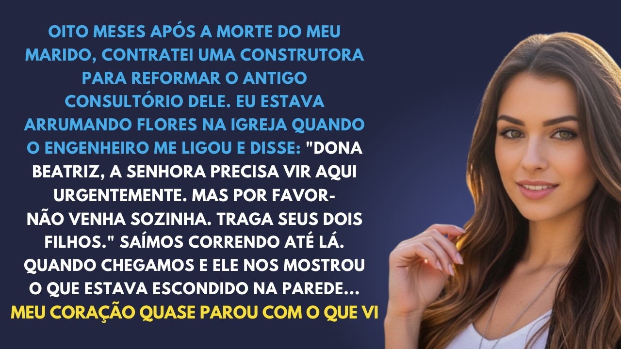 Dona Beatriz, Preciso Que Venha Ver Urgentemente—Mas Traga Seus Dois Filhos  Disse O Engenheiro