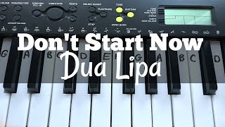 Don't Start Now - Dua Lipa | Easy Keyboard Tutorial With Notes