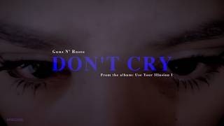 Guns N' Roses ⚘ Don't Cry┃Sub. Español & Lyrics
