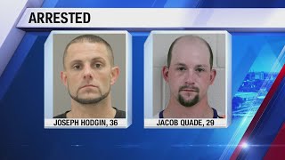 Two men charged with storage unit burglaries in Poplar Grove