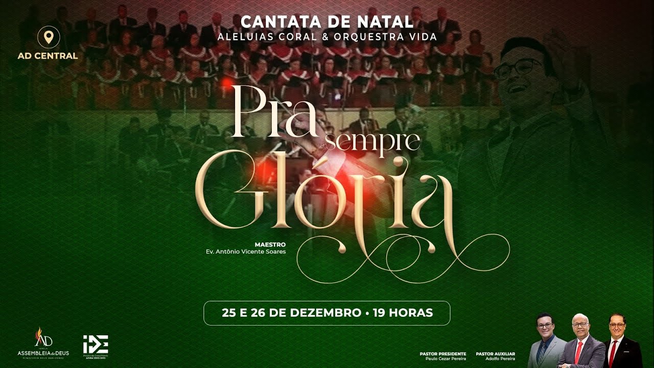 AO VIVO - Reapresentação da Cantata de Natal - Pra Sempre Glória - 26/12/25