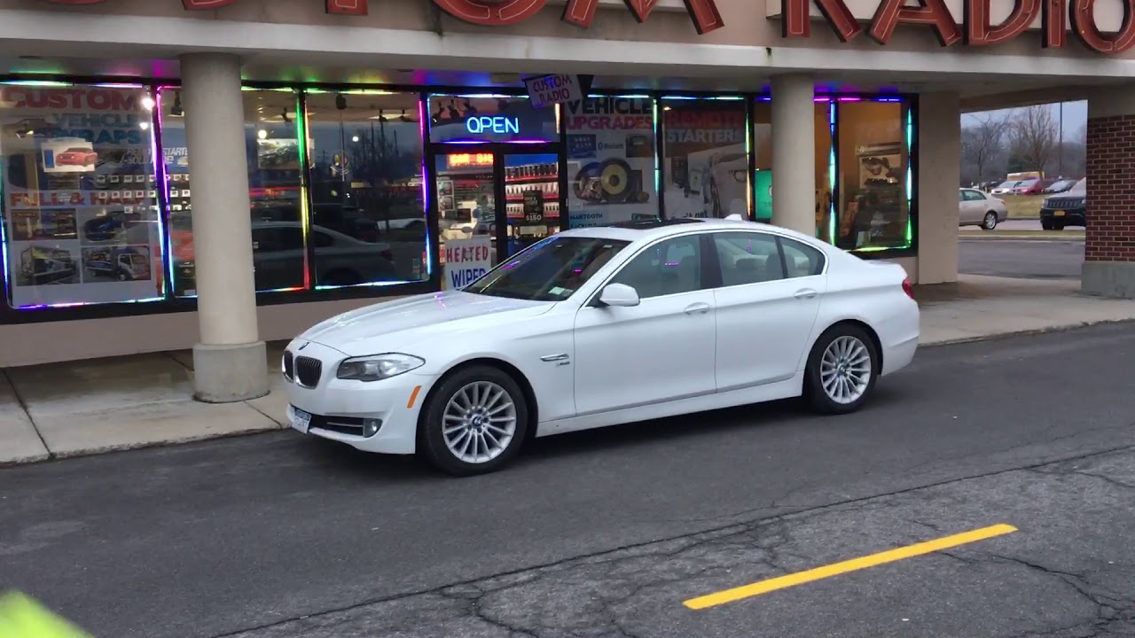 Remote start starter 2011 BMW 535I customradio.com Buffalo NY - YouTube