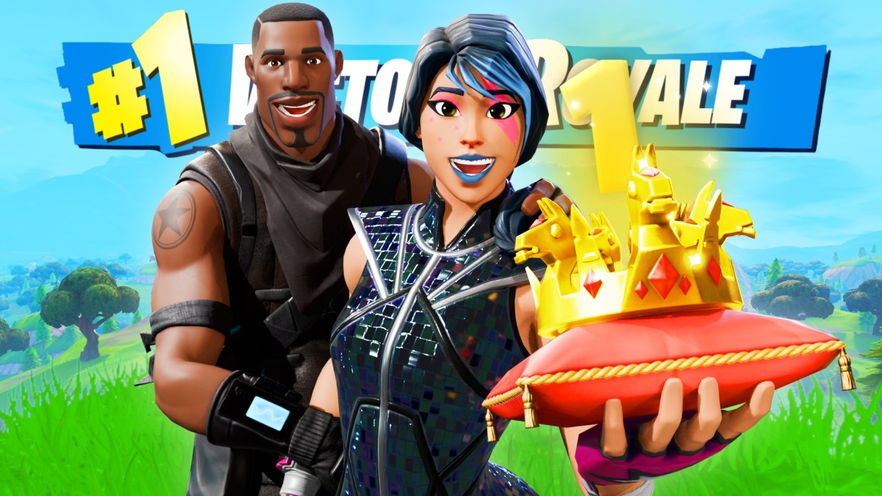 Her First FORTNITE WIN (BRONZE GAMEPLAY)