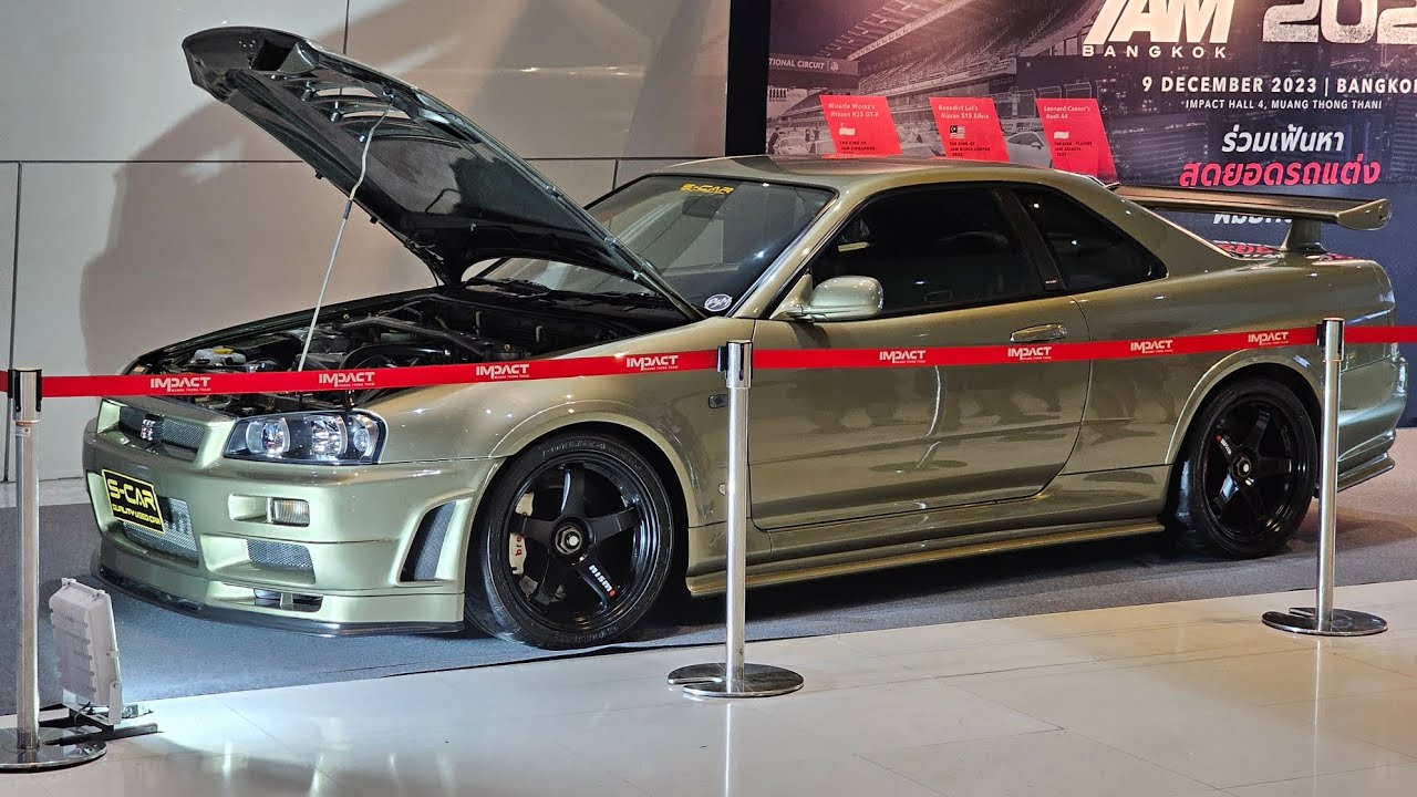 Pristine Nissan Skyline R34 GTR M-Spec Nur: The Holy Grail Of Japanese JDM In Thailand 🇹🇭