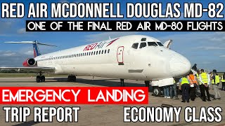 [EMERGENCY LANDING] Red Air McDonnell Douglas MD-82 (ECONOMY) La Romana (LRM) - Miami (MIA)