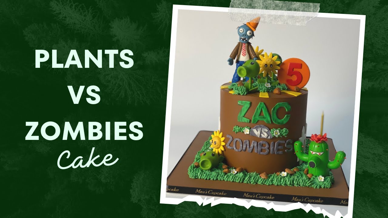 Plants vs Zombies cake