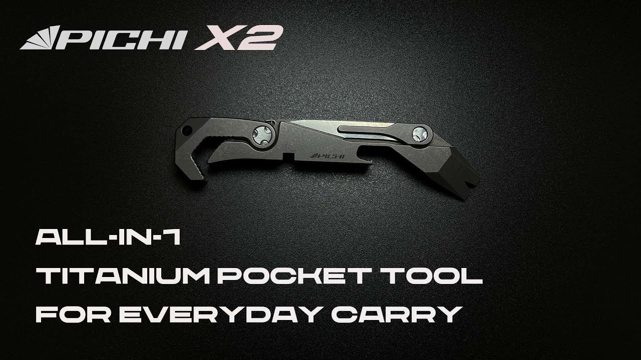The Super All Titanium Multi-Tool For Everyday Carry PICHI X2 Is Selling On pichi.ca