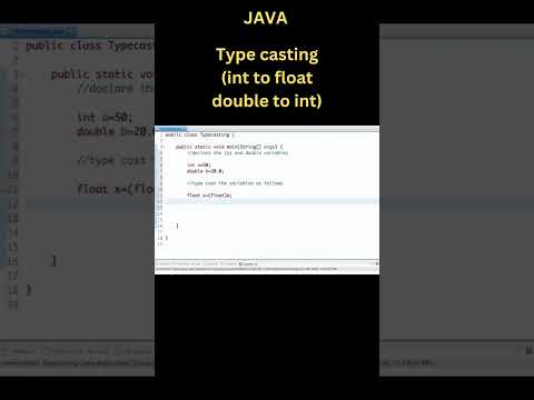 Type Casting in