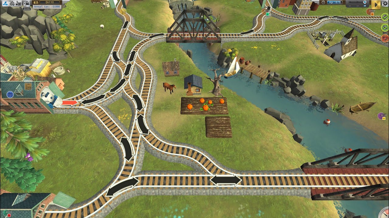 Строим поездов игры