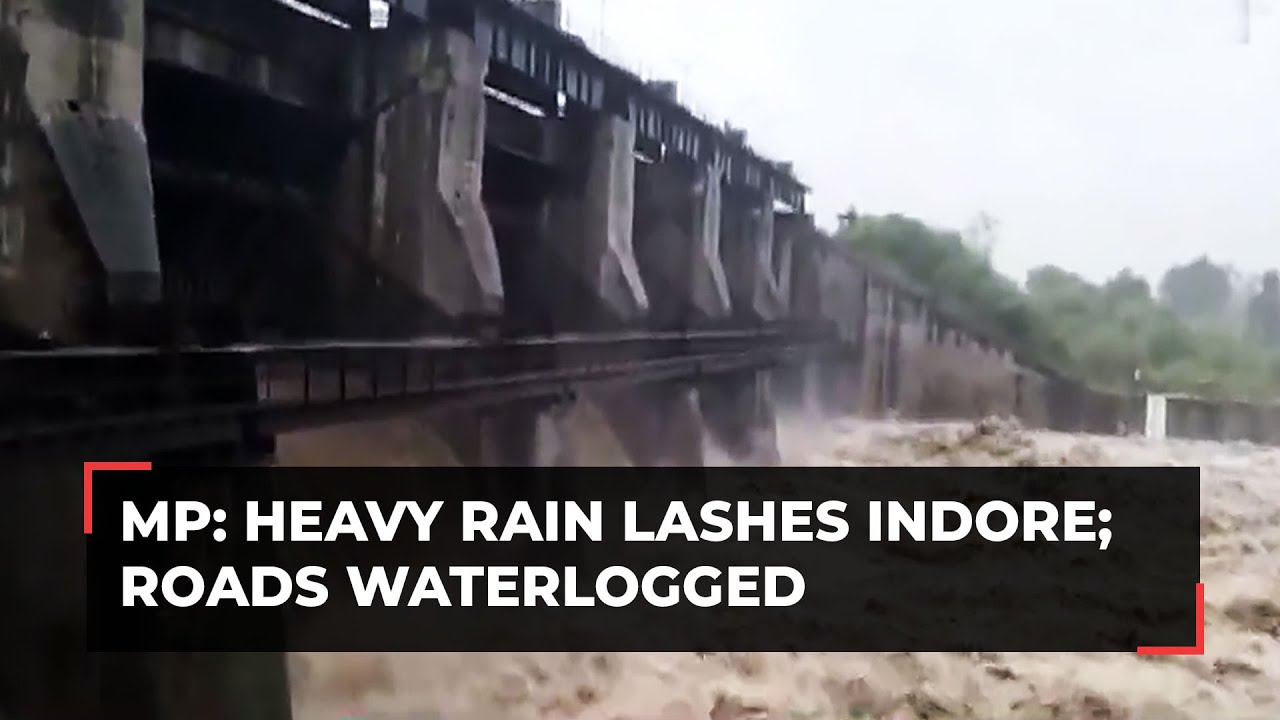 Madhya Pradesh: Heavy rain lashes Indore; roads waterlogged, normal life impacted