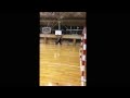 Handball Linksaußen slow motion ハンドボール 左サイド スローモーション