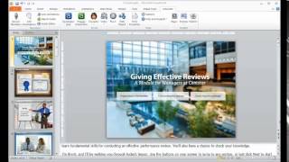 Overview of Articulate Presenter '13